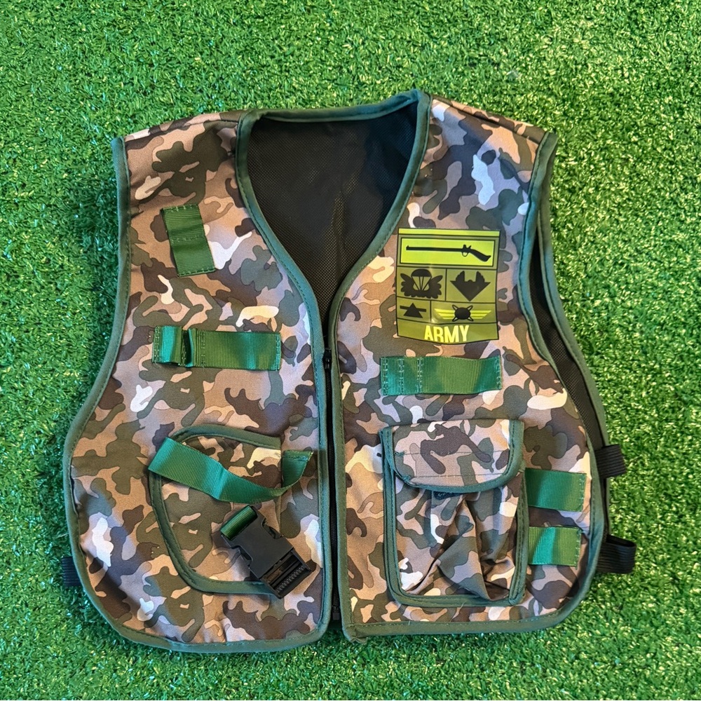 Kids Army Soldier Costume U.S. Military Soldier Dress Up Cosplay One Size